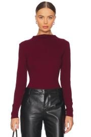 Bobi Longsleeve Top In Port at Revolve