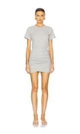 Bobi Supreme Mini Dress In Heather Grey at Revolve