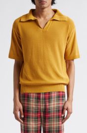 Bode Boxy Cotton Polo at Nordstrom