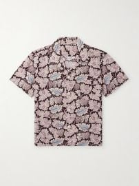 Bode Wisteria Camp Collar Printed Cotton and Silk Blend Shirt at Mr Porter