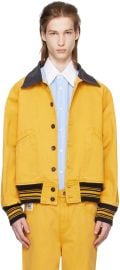 Bode Yellow Banbury Jacket at ssense