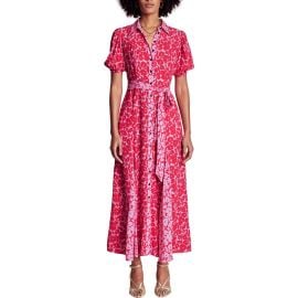 Boden Mixed Floral Print Shirtdress at Nordstrom