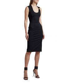 Bodycon Midi Dress with Hardware Detail at Neiman Marcus