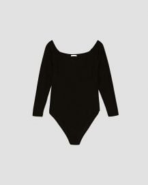 Bodysuit with Long Sleeves  at Zara