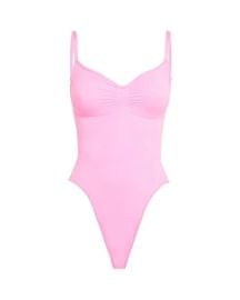 Bodysuits - Long Sleeve Mock Neck amp Thong Bodysuits SKIMS at Skims