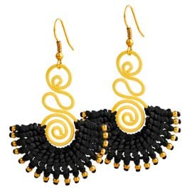 Boho Earrings Gold Dangling Earrings at Etsy