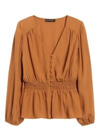 Boho Peplum Top by Banana Republic at Banana Republic