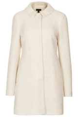 Boiled Wool Coat at Topshop