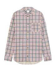 Bold Check On Nubuck Shirt at FWRD