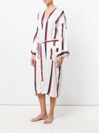 Bold Stripe Robe by Asceno at Farfetch