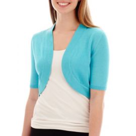 Bolero with elbow sleeves at JC Penney