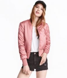 Bomber Jacket Pink at H&M