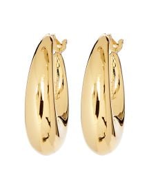 Bonheur Jewelry Large Puffy Hoop Earrings at Intermix