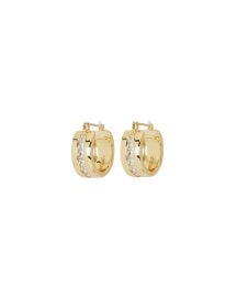 Bonheur Jewelry Livie Crystal-Embellished Hoop Earrings reg at Intermix