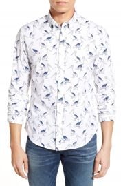 Bonobos Pelican Party Slim Fit Poplin Sport Shirt at Nordstrom