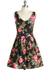 Bookmaking Brunch Dress in Black at ModCloth