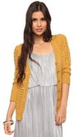 Boo's yellow cardigan at Forever 21