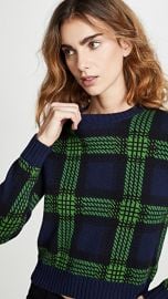 Bop Basics Tartan Plaid Crew Neck Sweater at Shopbop