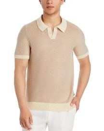 Boss Tempio Cotton Lyocell Polo Sweater at Bloomingdales