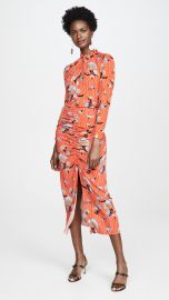 Botanical Printed Crepe Midi Dress at Amazon