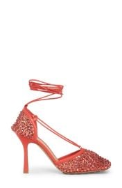 Bottega Veneta Crystal Stretch Ankle Wrap Pump at Nordstrom