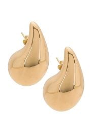 Bottega Veneta Drop Earrings in Gold FWRD at FWRD