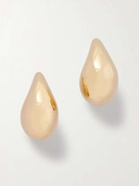 Bottega Veneta Gold plated earrings at Net a Porter