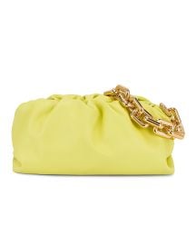 Bottega Veneta Green The Chain Pouch Clutch at FWRD