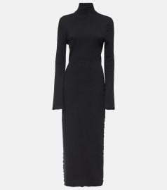 Bottega Veneta Knitted wool maxi dress at Mytheresa