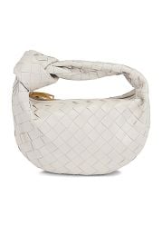 Bottega Veneta Mini Jodie Bag in White  Gold  FWRD at Forward