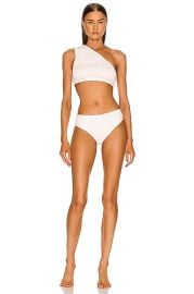 Bottega Veneta Nylon Crinkle Bikini Set at Forward