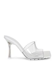 Bottega Veneta Pudding Stretch Mule Sandals in Glass  FWRD at Forward