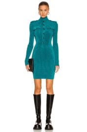 Bottega Veneta Rib Velvet Dress at Forward