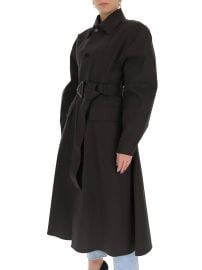 Bottega Veneta Single Breasted Trench Coat at Cettire