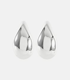 Bottega Veneta Small Sterling Silver Teardrop Earrings at Mytheresa