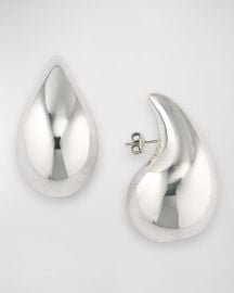 Bottega Veneta Sterling Silver Drop Earrings at Neiman Marcus