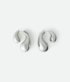 Bottega Veneta Womenx27s Drop Earrings in Silver Shop online now at Bottega Veneta