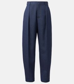 Bottega Veneta Wool drill tapered pants at Mytheresa