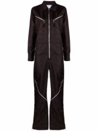 Bottega Veneta zip-detail long-sleeve Jumpsuit - at Farfetch