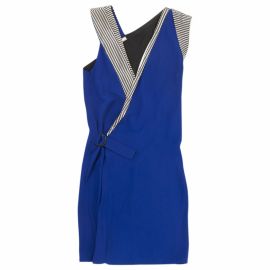 Bouchra Jarrar Blue Striped Dress at Vestaire Collective