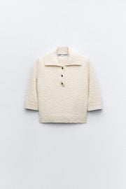 Boucle Knit Sweater at Zara