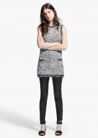 Boucle Shift Dress at Mango