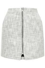 Boucle Zip Pelmet Skirt at Topshop