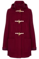 Bound Seam Duffle Coat at Topshop