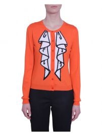 Boutique Moschino Printed Cardigan at Italist