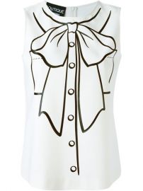 Boutique Moschino Pussy Bow Print Tank Top - at Farfetch