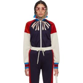 Bow Applique Track Jacket by Gucci at Gucci