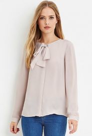 Bow-Front Blouse  Forever 21 - 2000158016 at Forever 21