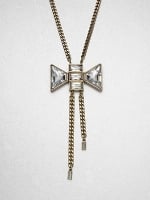 Bow Lariat necklace by Marc Jacobs at Saks Fifth Avenue