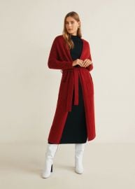 Bow Long Cardigan at Mango